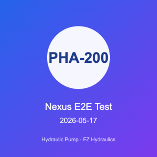 Pompa PHA-200 — Frejus (Nexus E2E test)