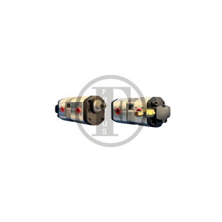 Dual hydraulic pump Claas Lexion tapered shaft (111.20.B58.00)