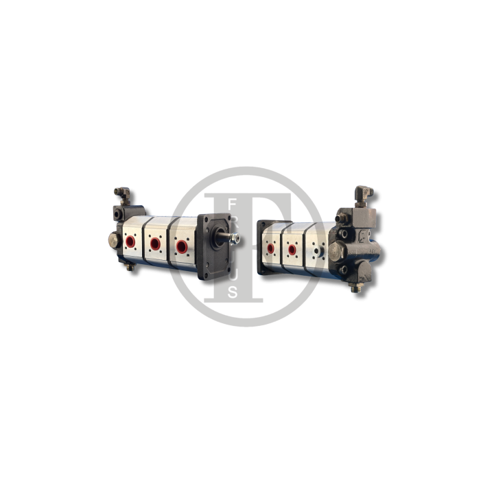 Pompa hydrauliczna trzysekcyjna FZ Hydraulics O&K RH 1.15 (67616432)