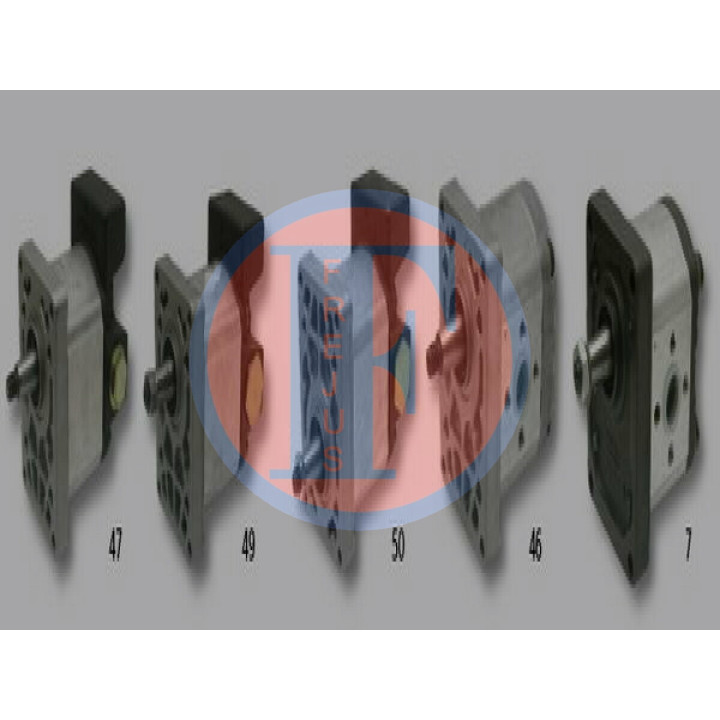 Pompa zębata, pojedyncza, kierunek obrotów - prawo z zaworem 5167403