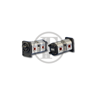 Pompa hydrauliczna dwusekcyjna napęd stożkowy (0510465007)